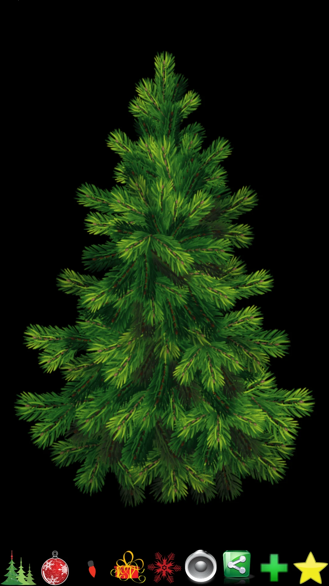 Christmas tree decoration screenshot