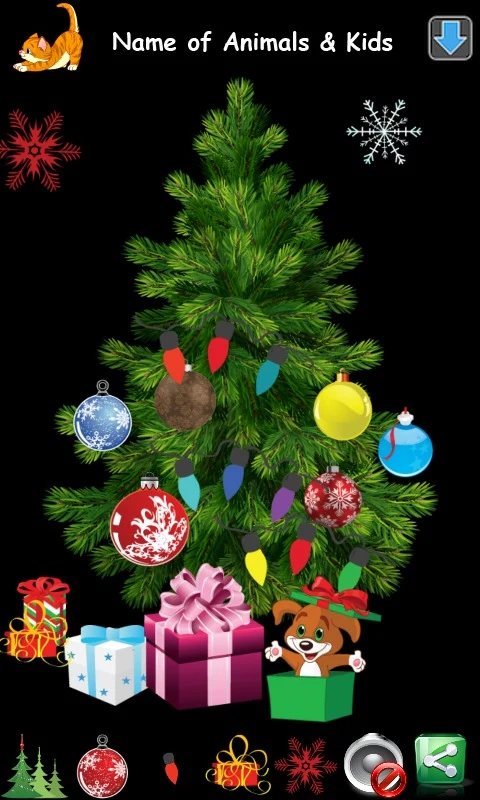 Christmas tree decoration screenshot